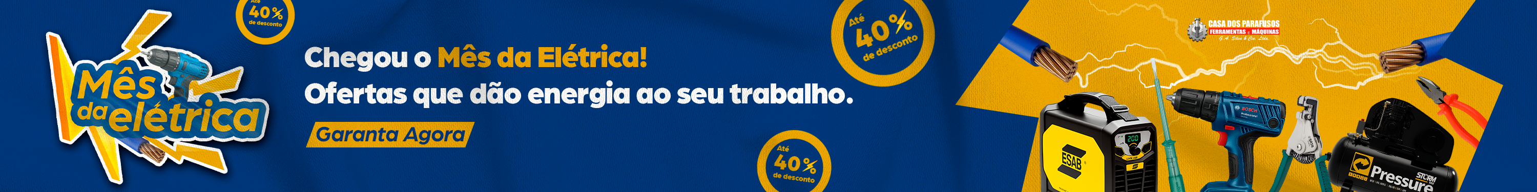 Mês da Elétrica | Casa dos Parafusos