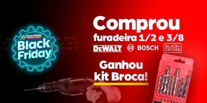 Furadeira + Broca | Casa dos Parafusos 