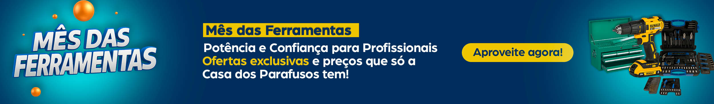 Mês das Ferramentas | Casa dos Parafusos