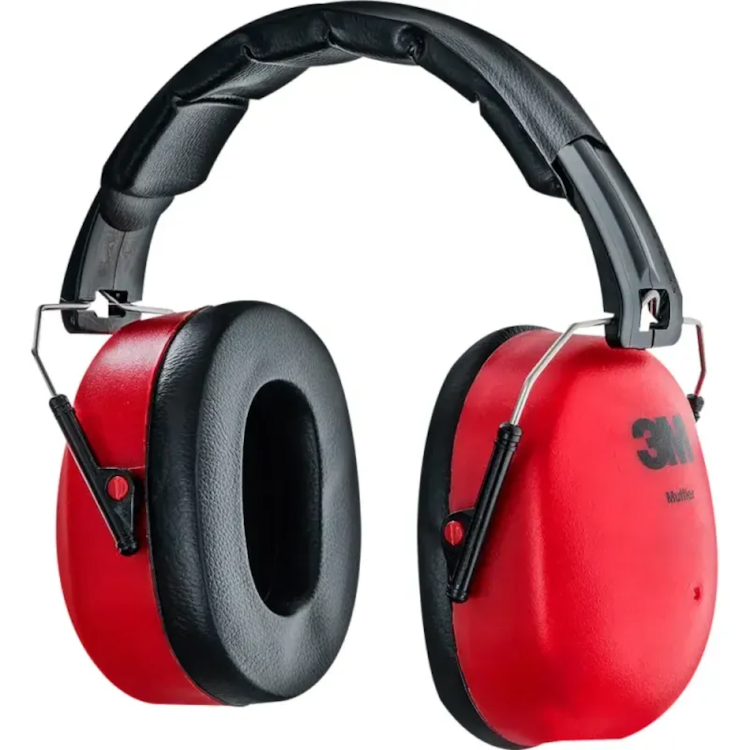 Abafador de Ruidos Muffler Vermelho - 3M-HB004363592