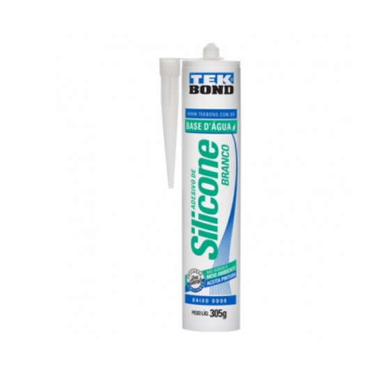 Adesivo de silicone à base de água branco 305G/280ML - TEKBOND-22141001000