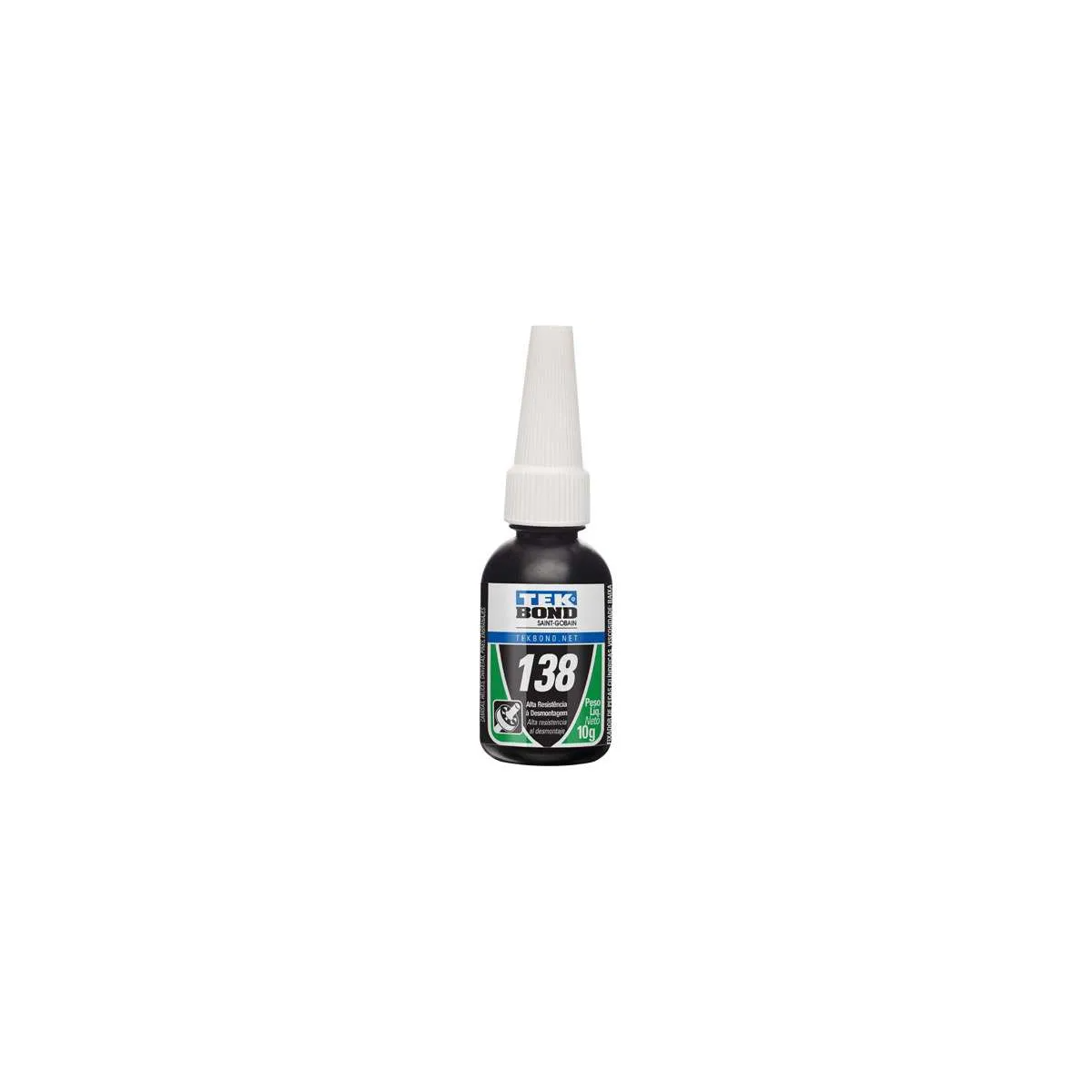 Adesivo Fixa Rolamentos 138 Verde 10gr -TEKBOND-10181004000