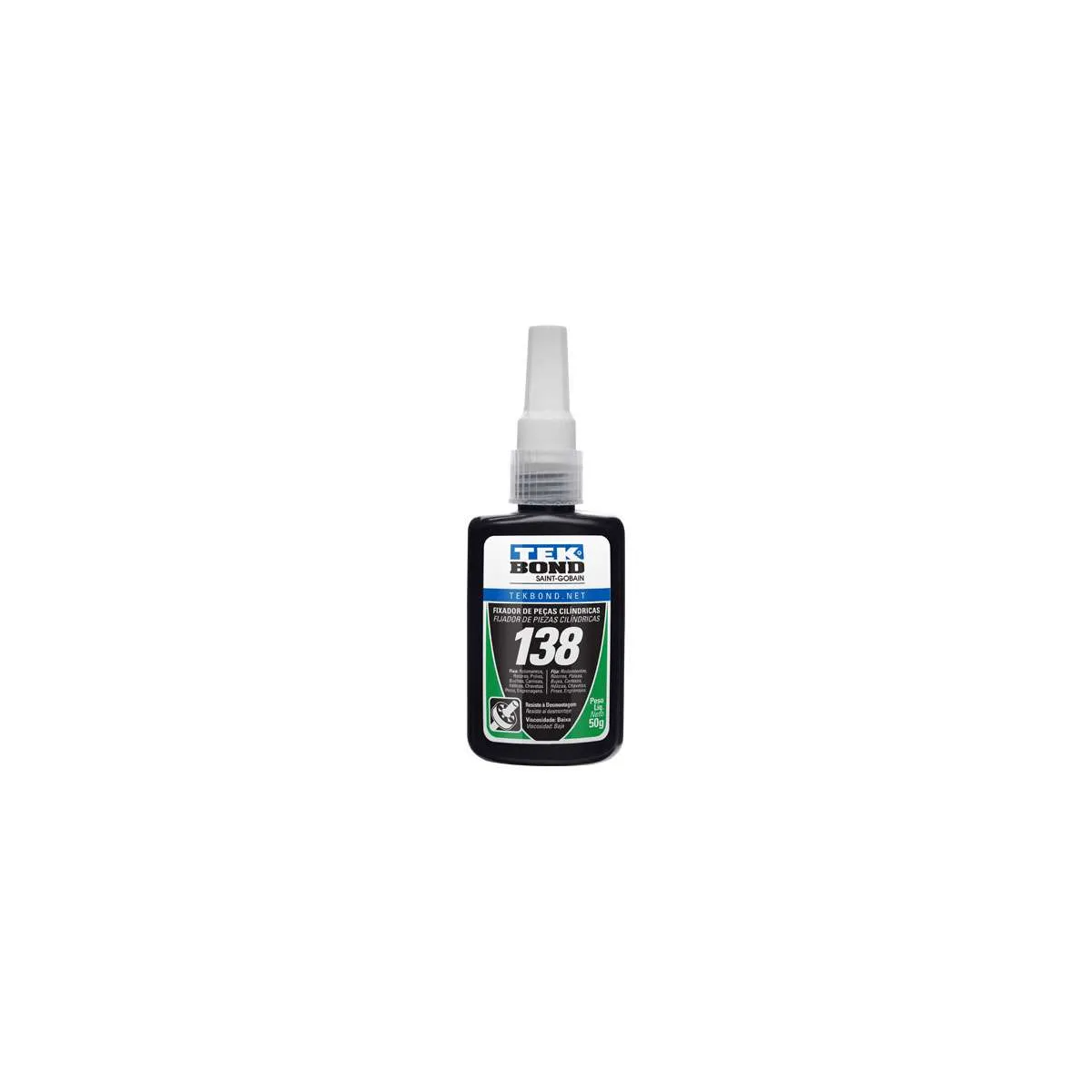 Adesivo Fixa Rolamentos 138 Verde 50gr -TEKBOND-10181004300