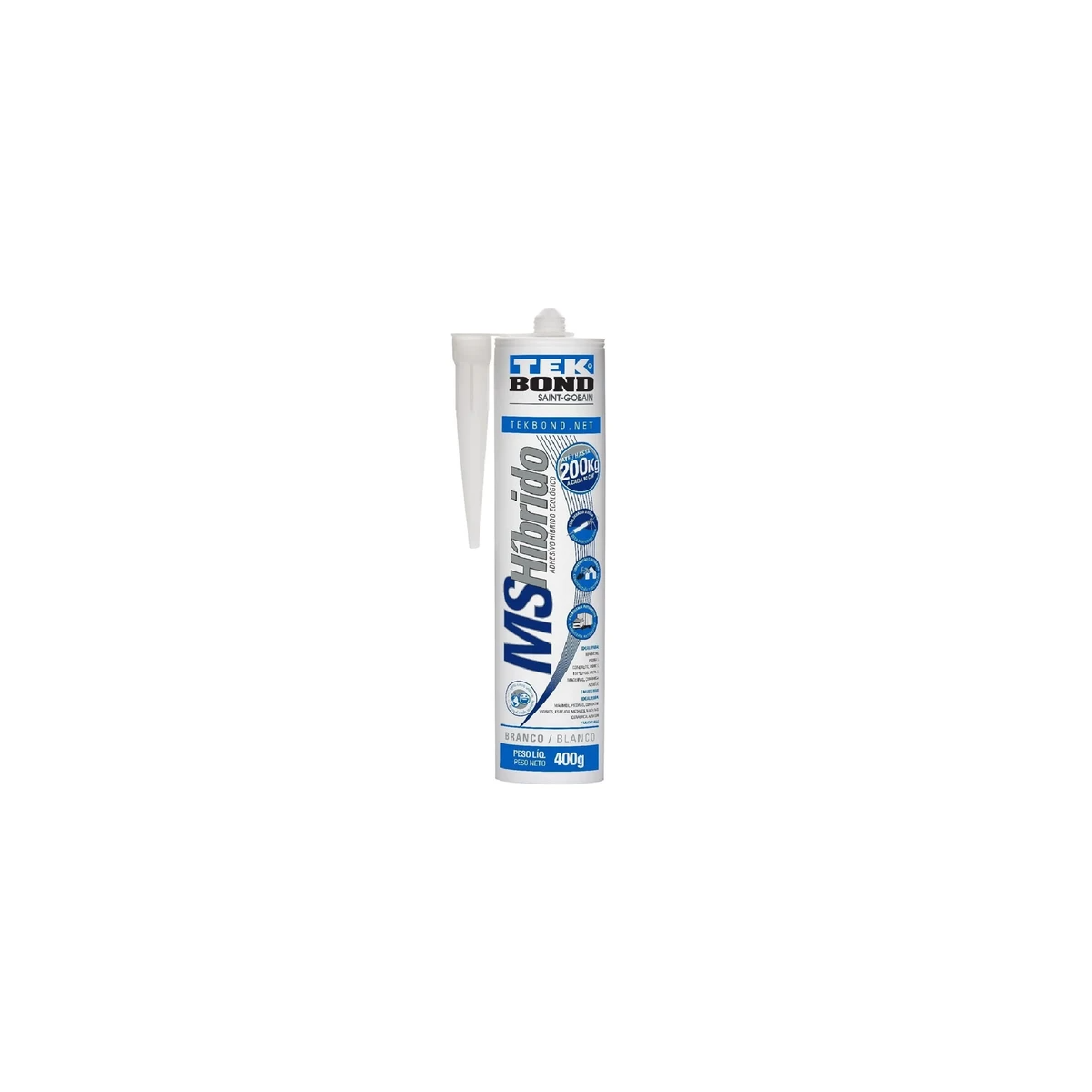 Adesivo MS Híbrido 400GR Branco - TEKBOND-22151006100