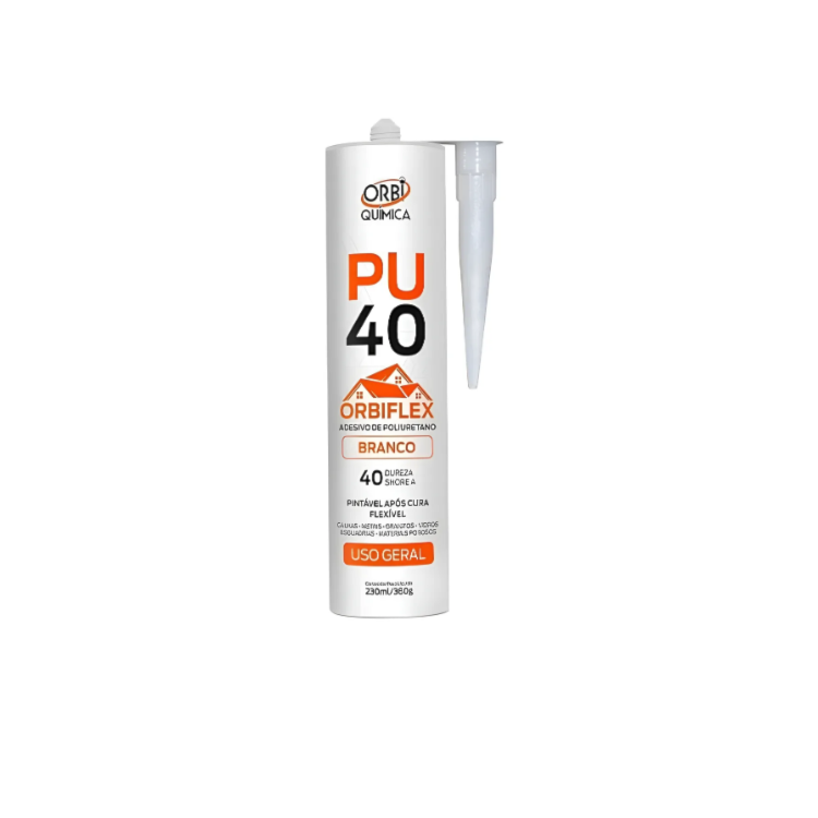 Adesivo Selante Construção Branco PU40 380GR - ORBI-2451