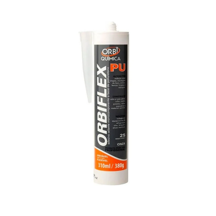 Adesivo Selante Construção Cinza PU40 380GR - ORBI-2463