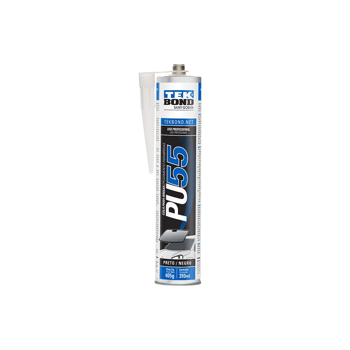 Adesivo Selante PU55 Preto 405GR/310ML - TEKBOND-20904001000