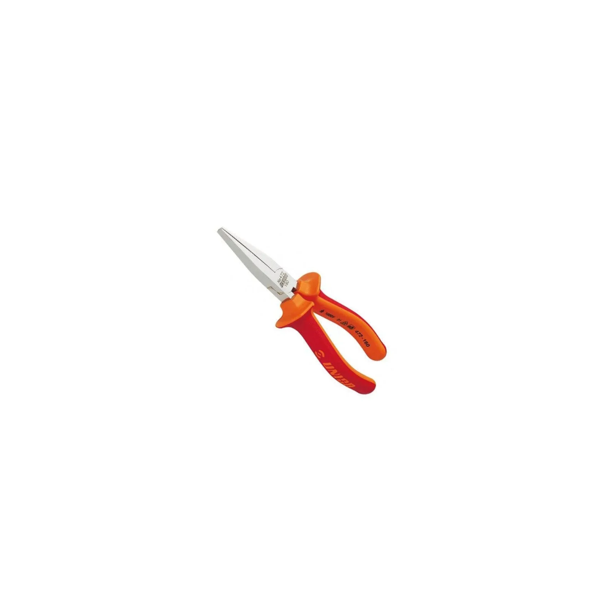 Alicate Bico Chato Longo VDE 160mm - UNIOR-610430BR