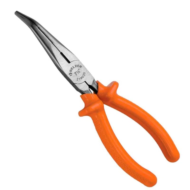 Alicate Bico Meia Cana Curvo Longo 7.1/2 - BELZER - 219030B
