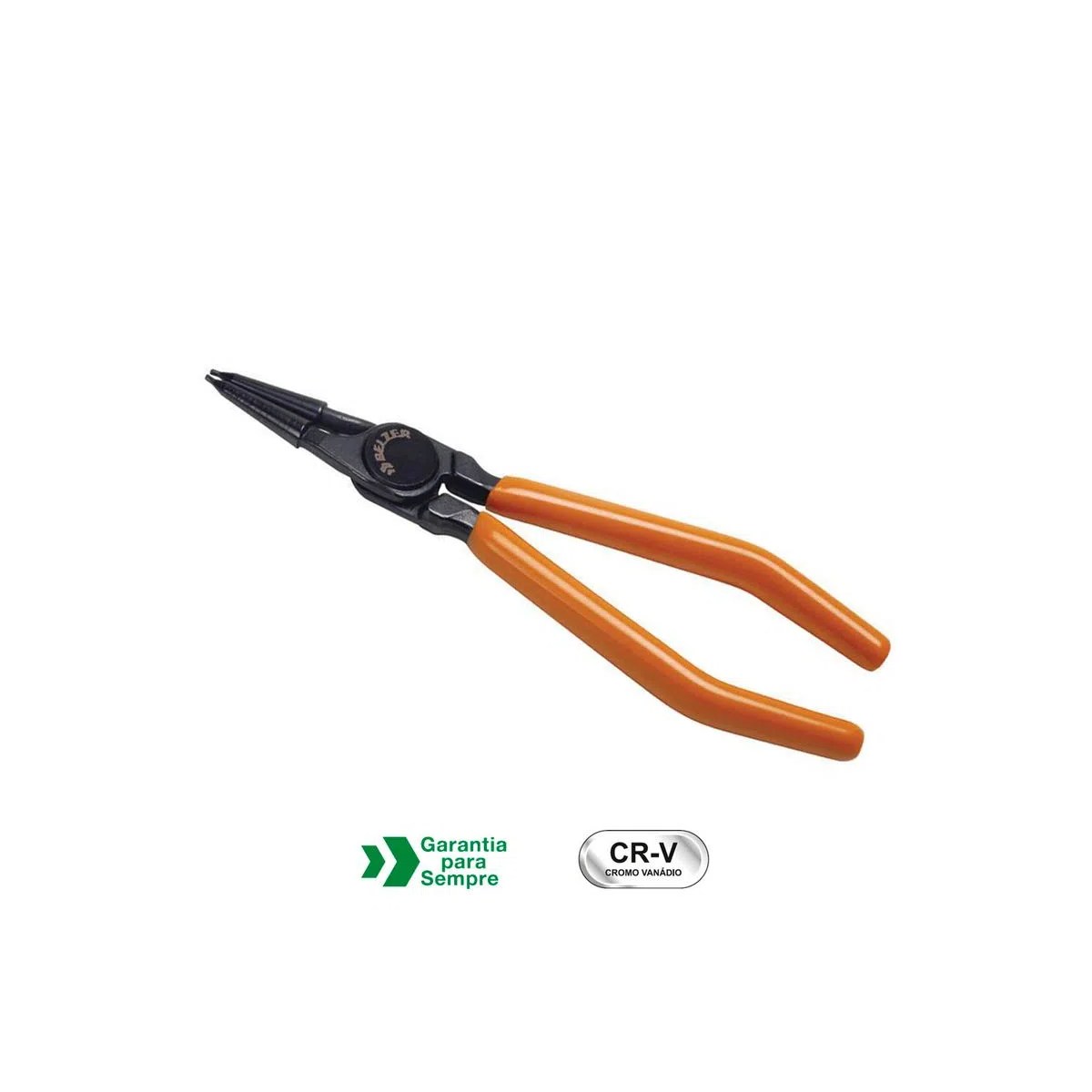 Alicate Para Anéis Internos Bico Reto 5.1/2 8-13mm - BELZER - 219062B