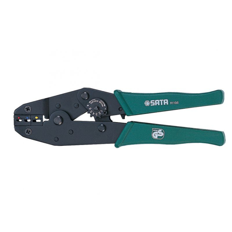 Alicate Para Crimpar Reforçado Isolado 9 - SATA - ST91105ST