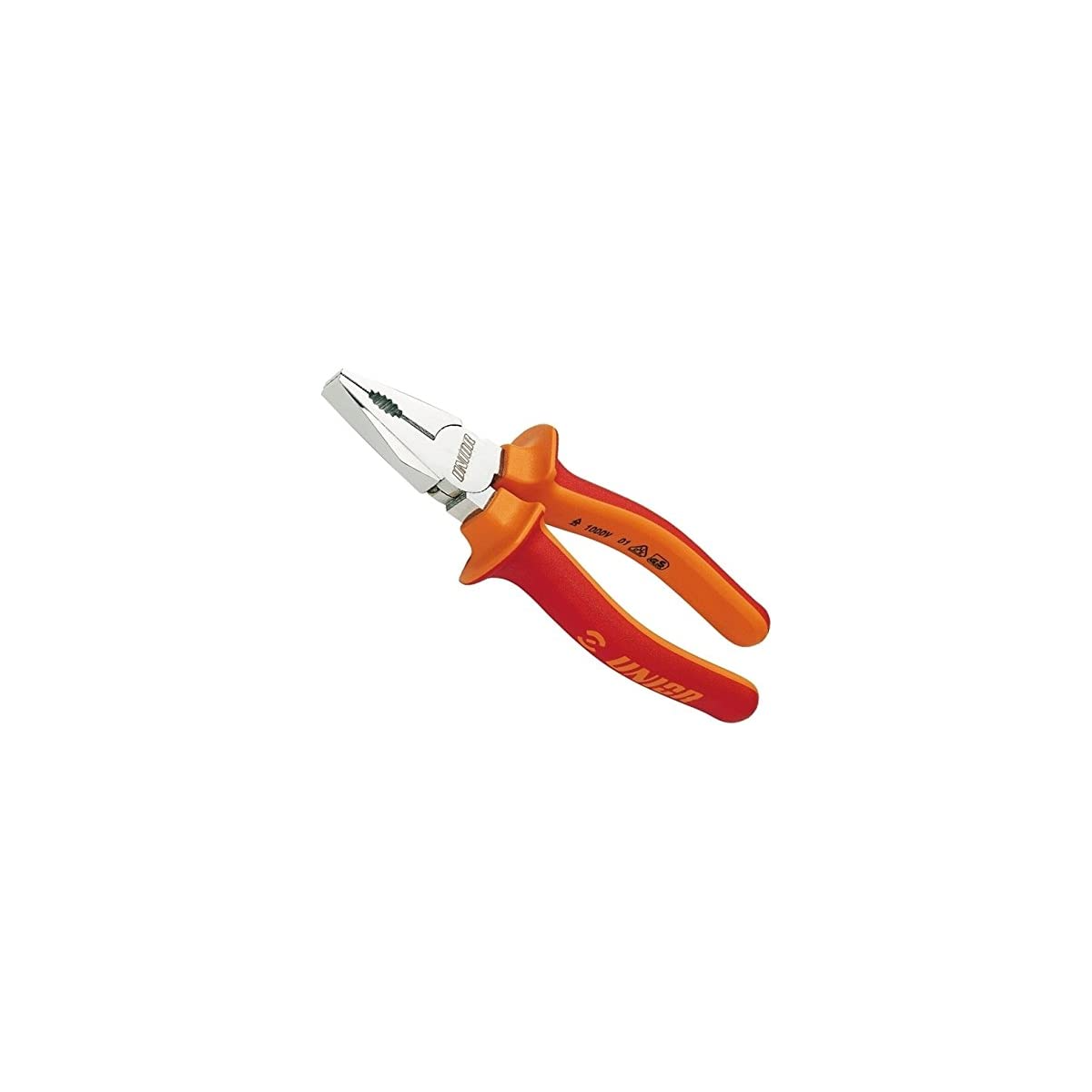 Alicate Universal VDE 180mm com Cabo Emborrachado Isolado - UNIOR-610422BR
