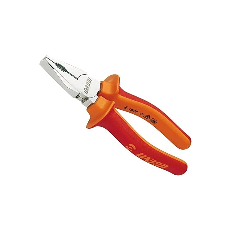 Alicate Universal VDE 180mm com Cabo Emborrachado Isolado - UNIOR-610422BR