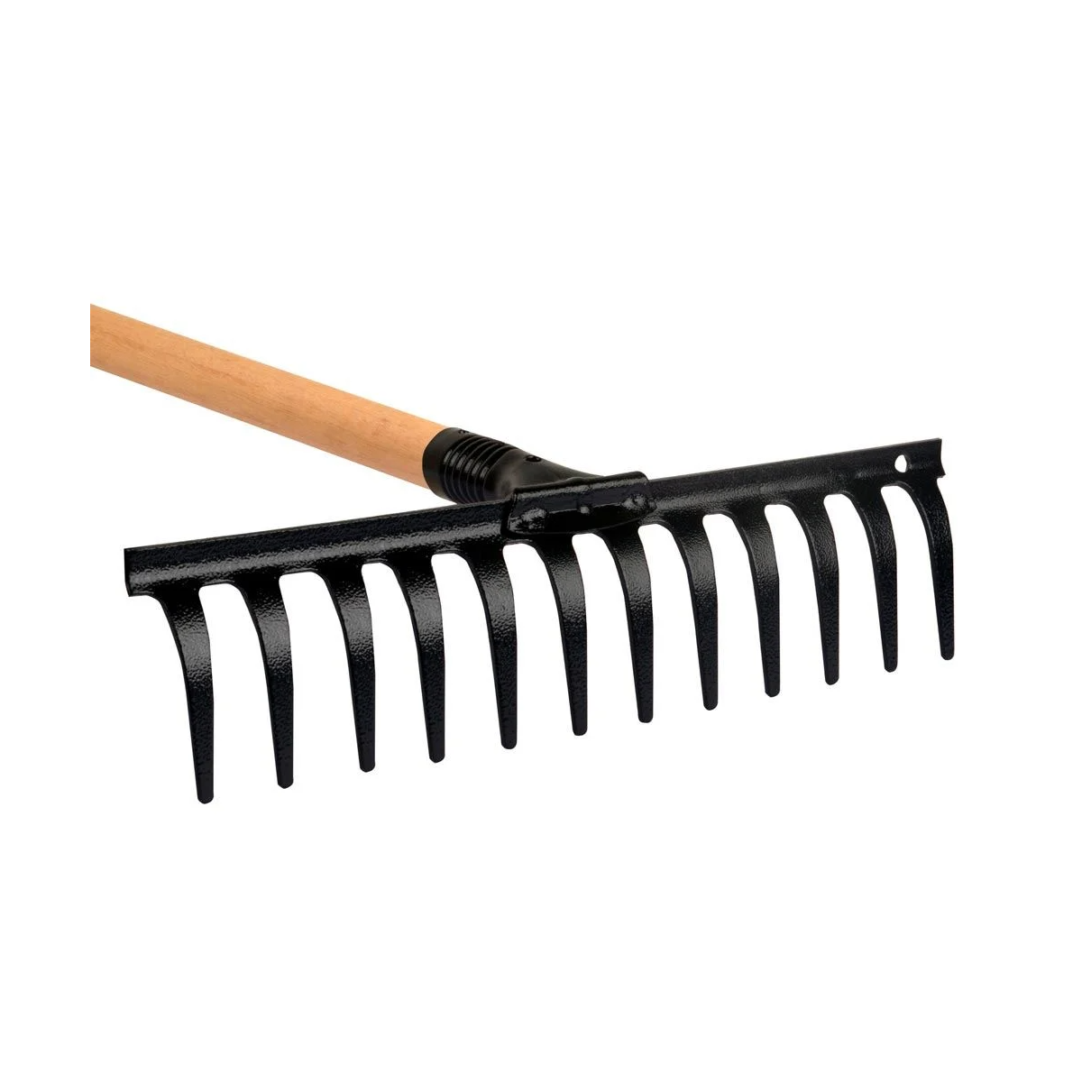 Ancinho Curvo Leve Com 16 Dentes Em Aço com Cabo - MAX - 77101164