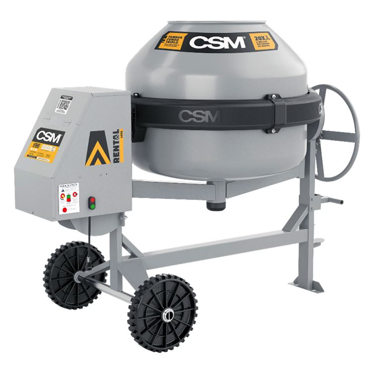 Betoneira Rental 400L Motor 2CV IV Pólos Monofásica 220V - CSM-71000330
