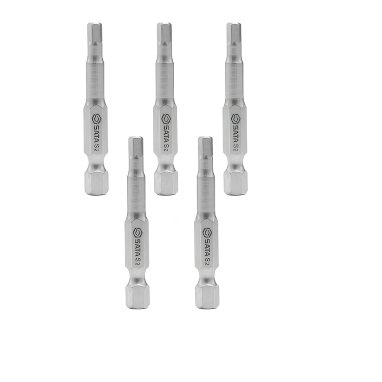 Bit Hexagonal de 5mm x 50mm com 5 Unidades SATA-ST59355