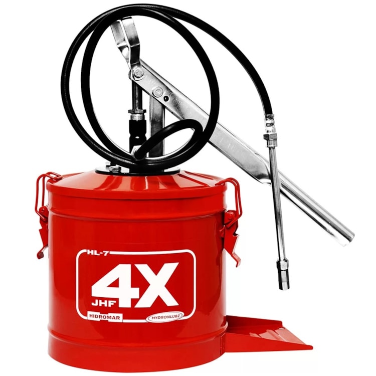 Bomba De Graxa Manual Capacidade Para 7kg Mod. HL-7 - HYDRONLUBZ - 8484
