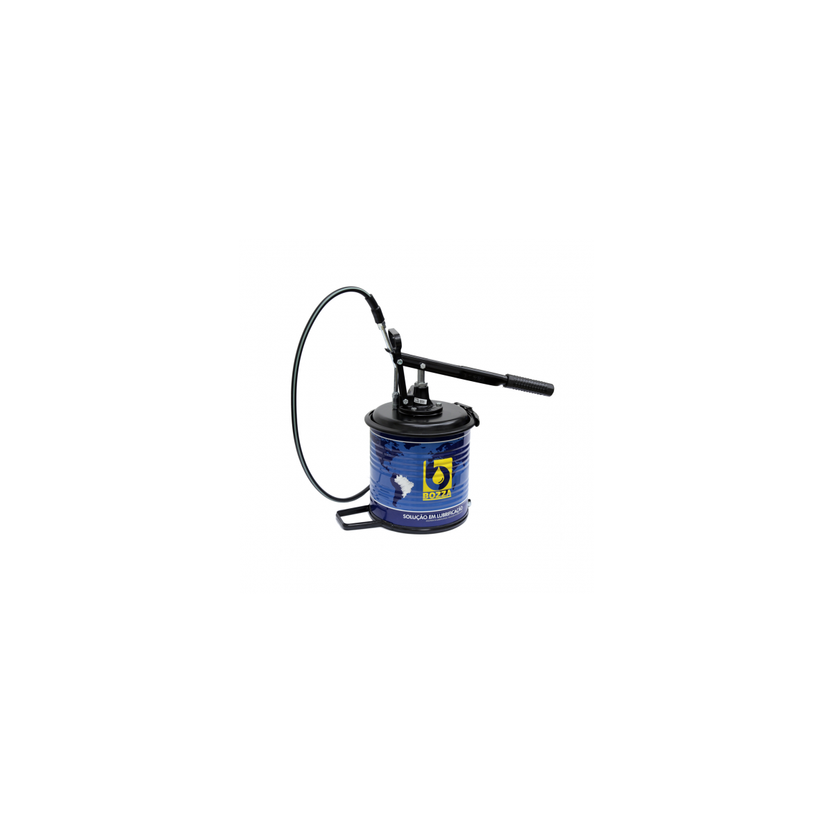 Bomba Manual para Graxa com Mola e Compactador de Graxa 7Kg - BOZZA-8522-G3