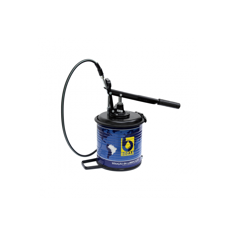 Bomba Manual para Graxa com Mola e Compactador de Graxa 7Kg - BOZZA-8522-G3
