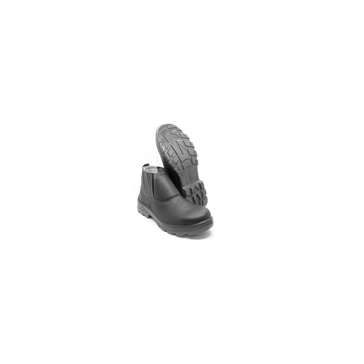 Botina Biqueira PVC Preta N°40 CA 48413 - BRACOl-4098USES4600US
