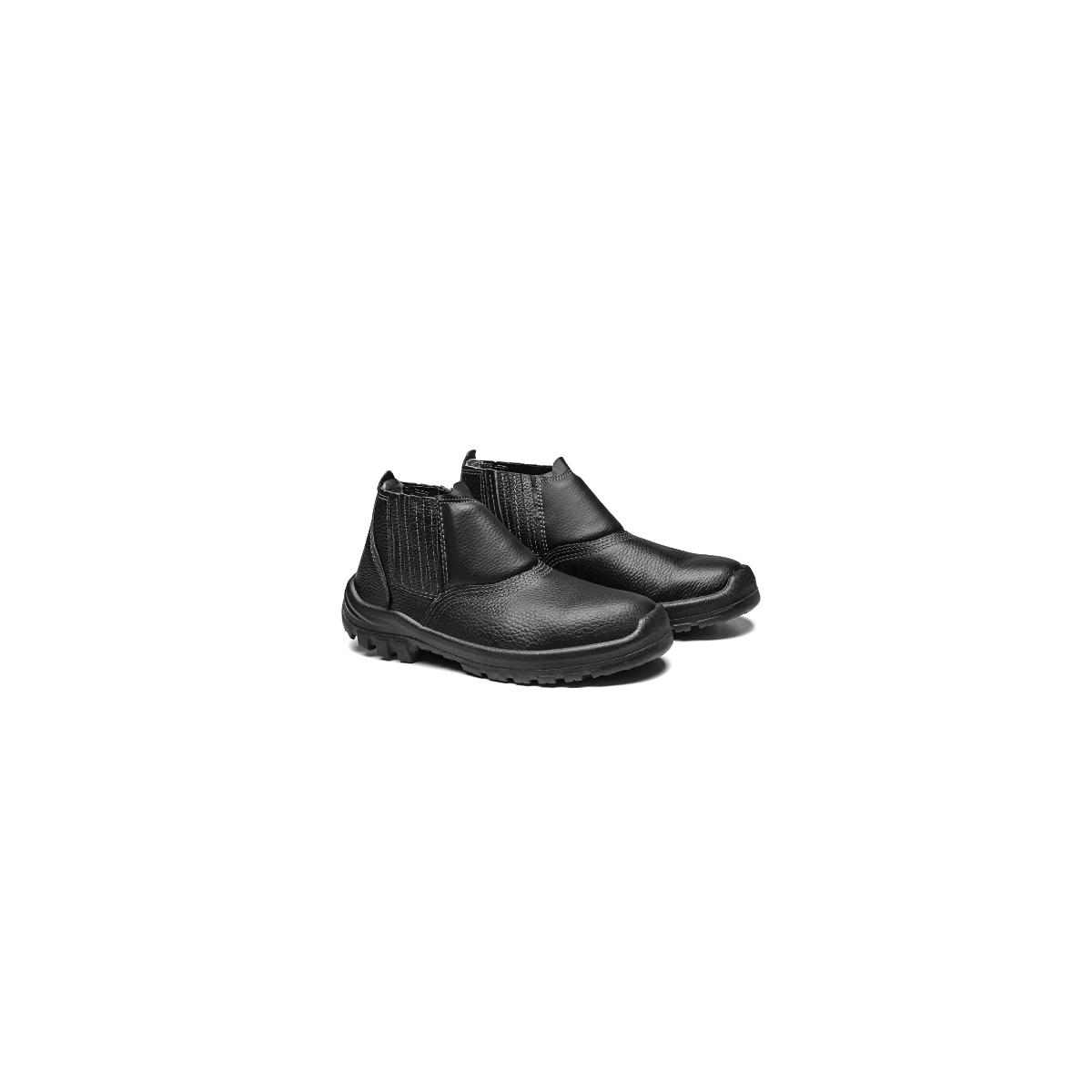Botina Couro 2020 Biqueira Pvc Preta N45 - BRACOL-2020BELS4600LL
