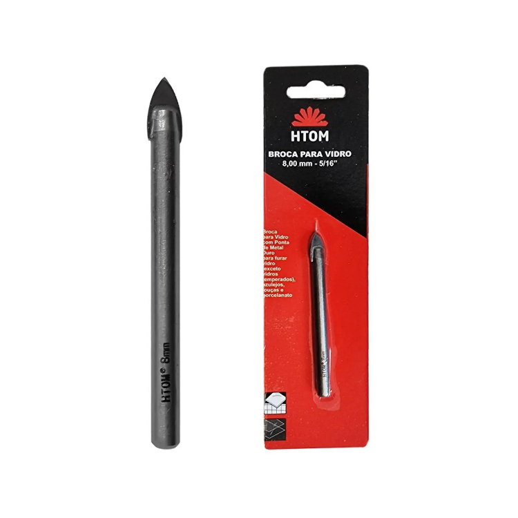 Broca Para Vidro 8 mm - HANSA-42514