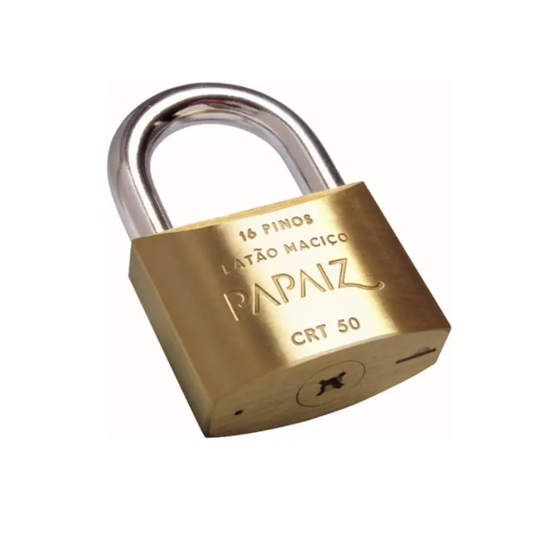 Cadeado Chave Tetra 50mm CRT50 16 Pinos - PAPAIS-101500CX