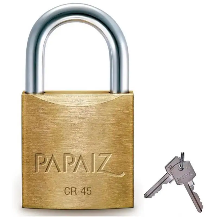 Cadeado Standard Latão CR 45 Mesmo Segredo PAPAIZ-100450CX01