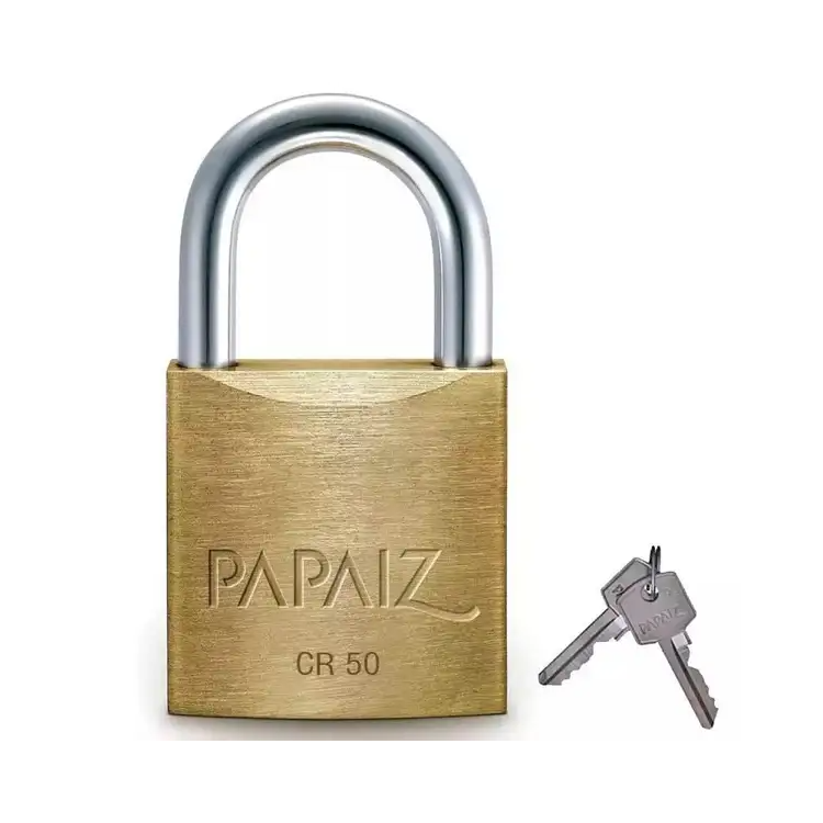 Cadeado Standard Latão CR 50 Mesmo Segredo - PAPAIZ-100500CX01