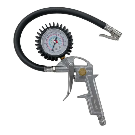Calibrador de Pneus Pneumático 1/4 Pol. - PDR-PRO-220