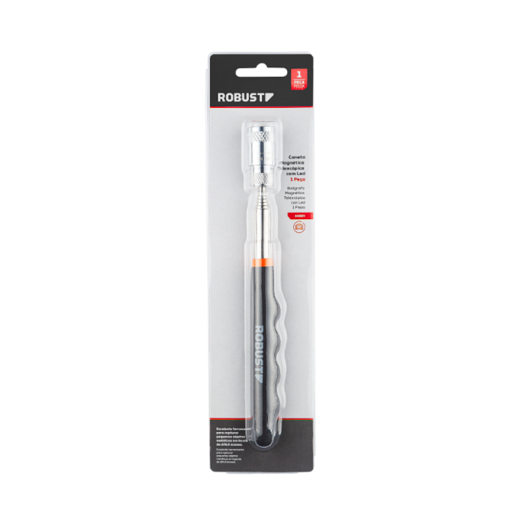 Caneta Magnetica Telescopica com Led - ROBUST-S38100619