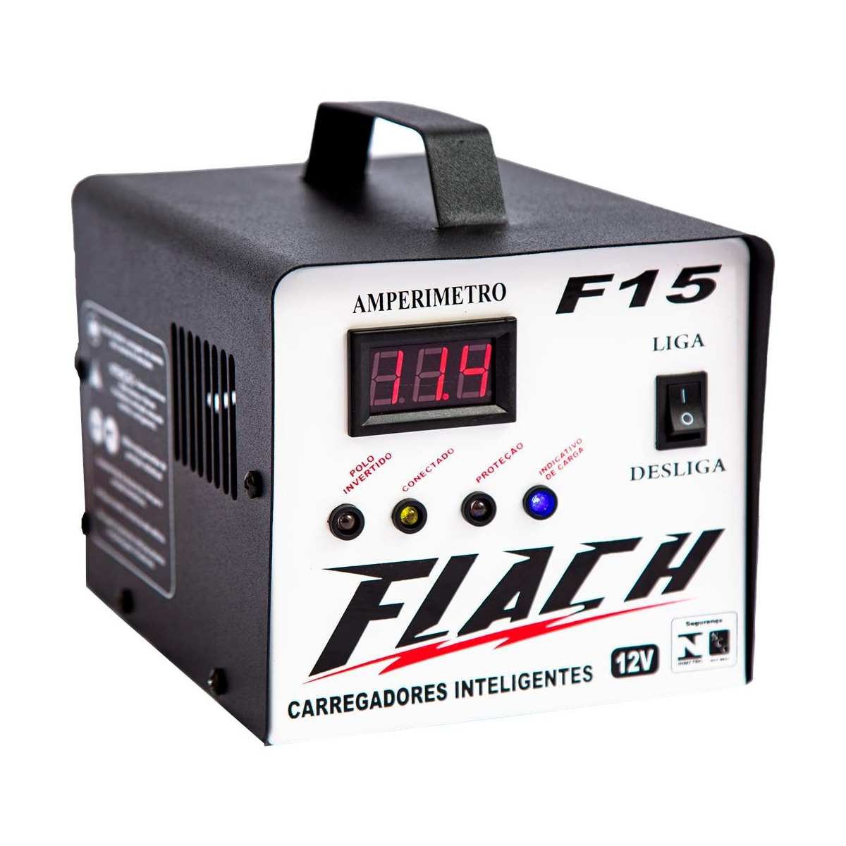 Carregador Bateria F15 15Ah 12V - FLACH-59535