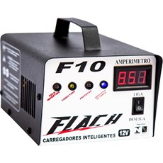 Carregador de Bateria 10Ah 12V - FLACH-F10