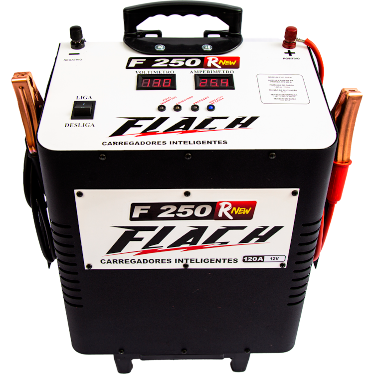 Carregador Inteligente 120 A c/ AUX. PART. 250 A - 12V - F250RNEW