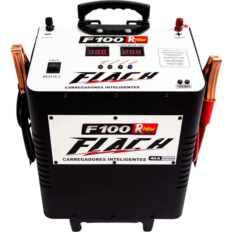 Carregador Inteligente 40 A c/ AUX. PART. 100 A - 12V - F100RNEW