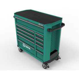 Carrinho para Ferramentas com 11 Gavetas Verde - SATA-ST95114G