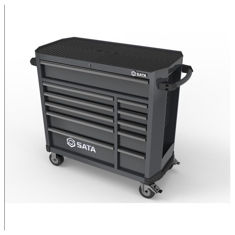 Carro para Ferramentas com 11 Gavetas Preto - SATA-ST95114G-B