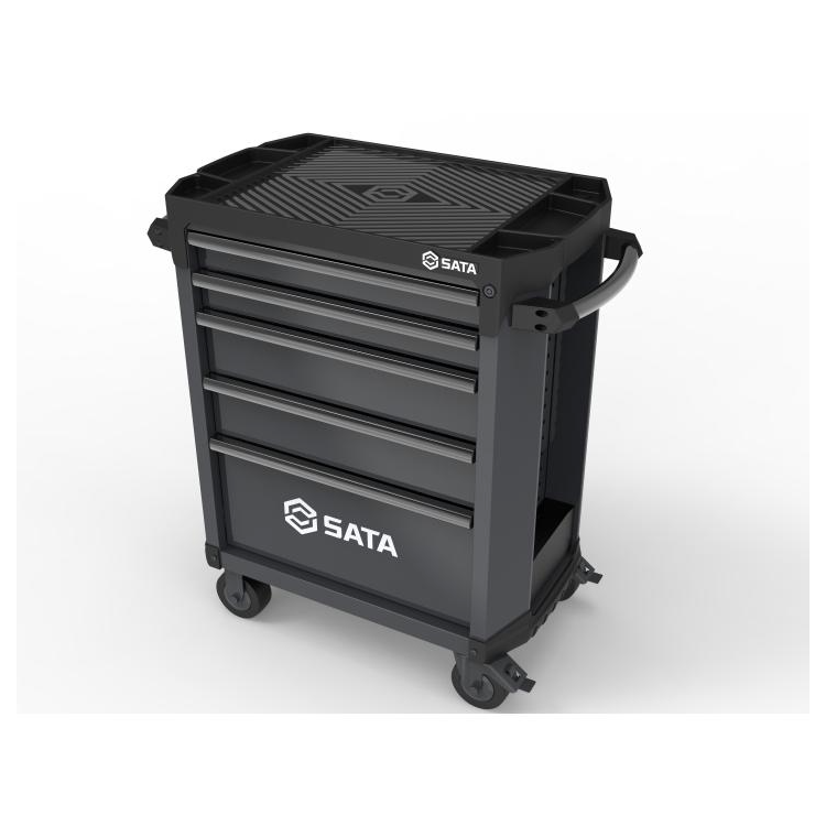 Carro Para Ferramentas com 5 Gavetas Preto SATA-ST95112G-B