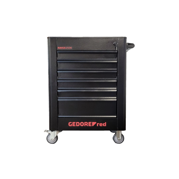 Carro para Ferramentas Essencial Black 6 Gavetas - GEDORE-3301666