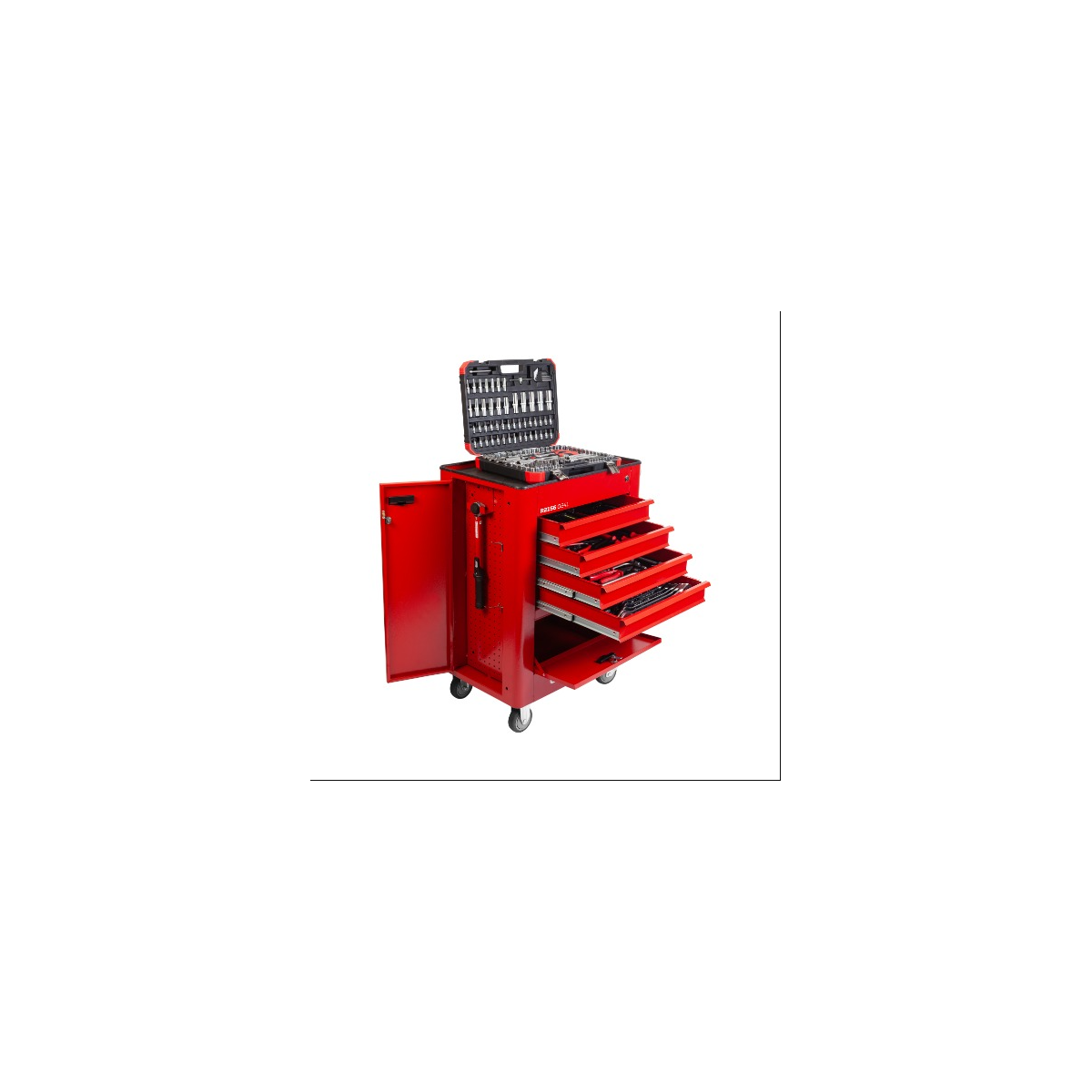 Carro para Ferramentas Plus com Ferramentas 4 Gavetas e 2 Portas 236 Peças (1 conjunto) - GEDORE-3369841