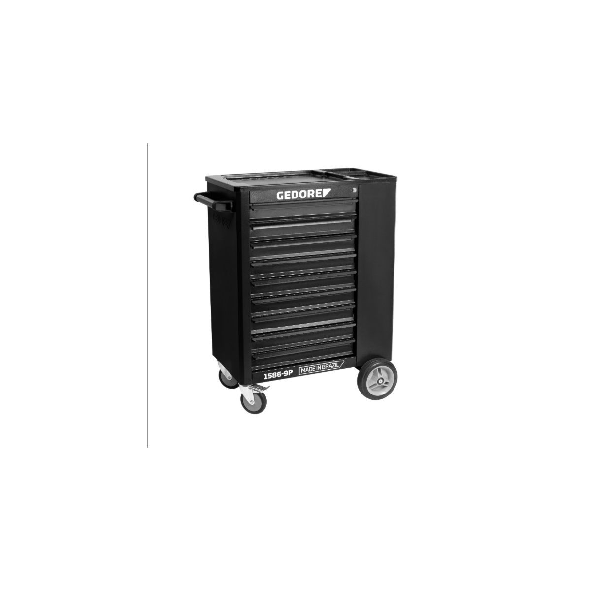Carro para Ferramentas Preto 9 Gavetas - GEDORE-007.259
