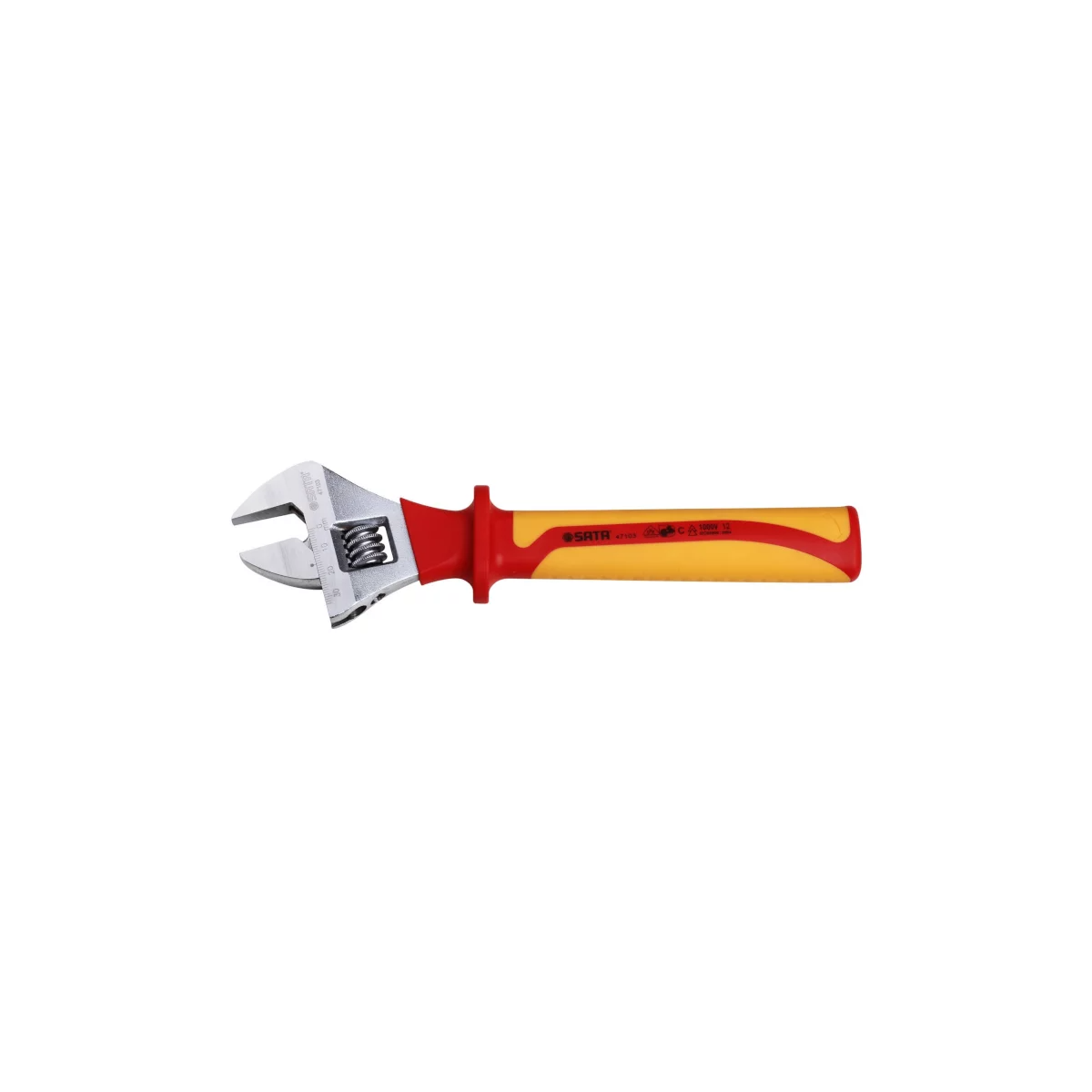 Chave Ajustável Isolada 8" 1000V VDE - SATA-ST47102SC