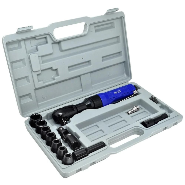 Chave Catraca Pneumatica com Maleta e Soquetes - 1/2 7KGFM -PDR-PRO-320K