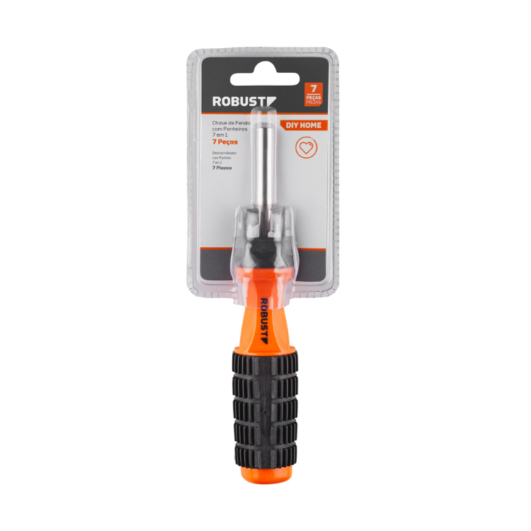Chave De Fenda com Ponteiras 7 em 1 - ROBUST-S38891000