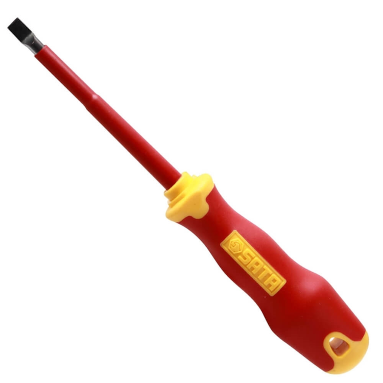 Chave de Fenda Isolada CR-MO 4,0 x 100mm - SATA-ST61323SC