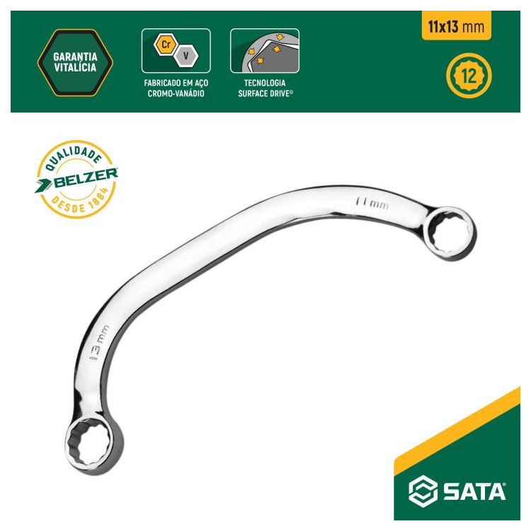Chave Estrela Starter 11 x 13 - SATA - ST42230G