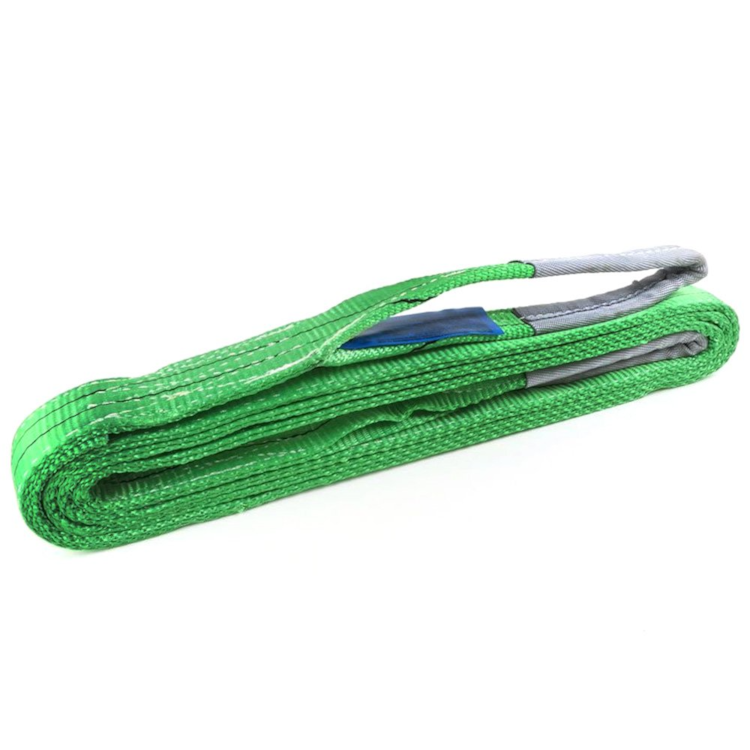 Cinta para Elevação 2 TON 4m x 60mm Olhal 1/2 pol. Sling Verde- ROBUSTEC-RCEI-058