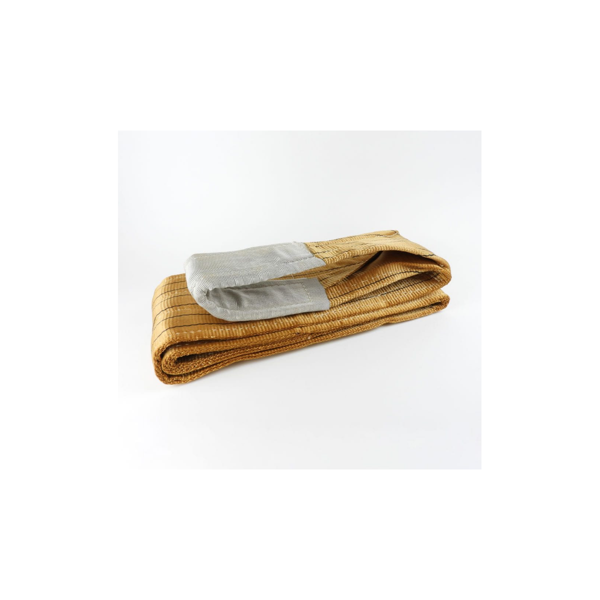 Cinta para Elevação de Carga 6 Toneladas 180 mm x 2 m com Olhal Reforçado Marrom Tipo Sling 7:1 - ROBUSTEC-RCE107