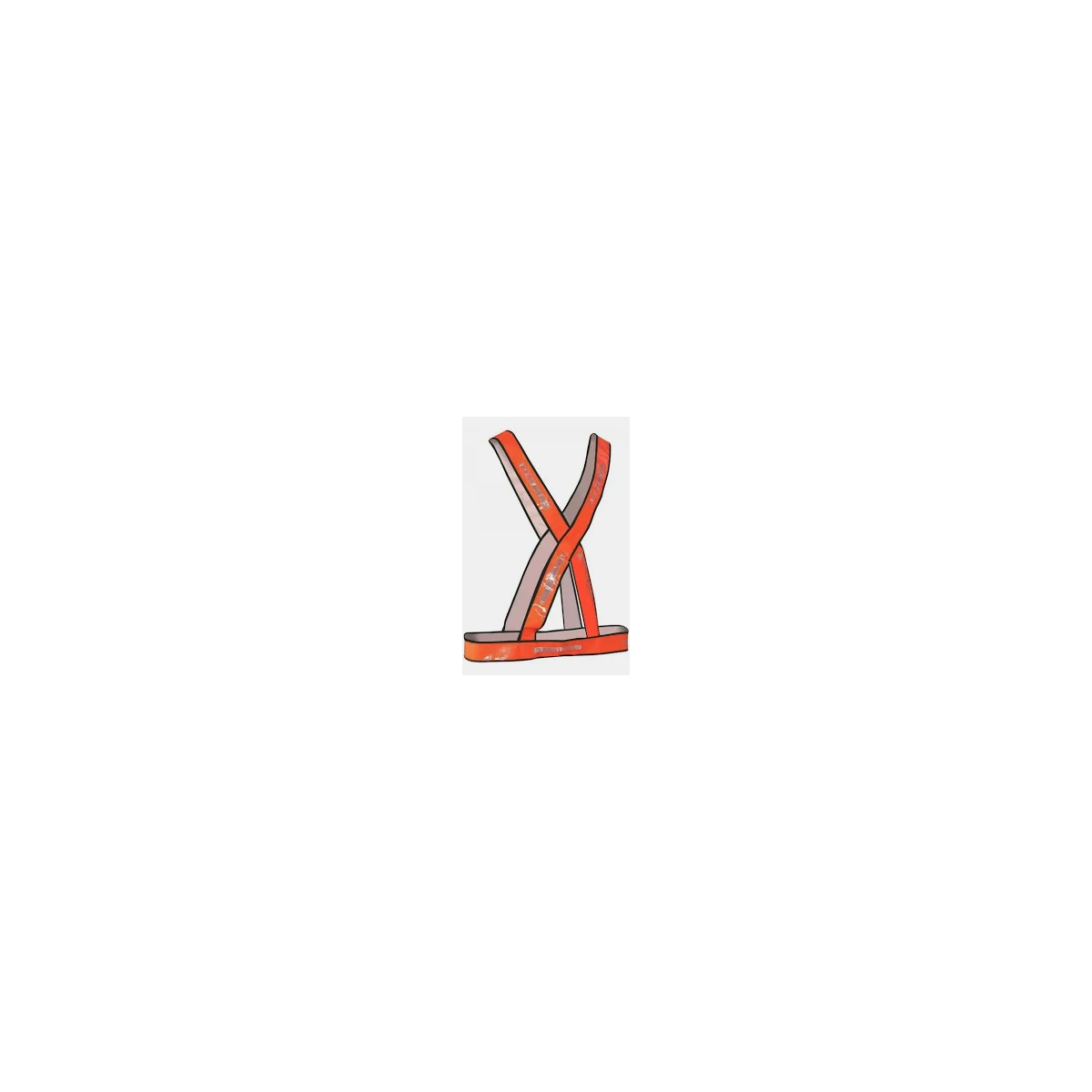 Colete X Refletivo Laranja e Branco PROSAFETY-3022