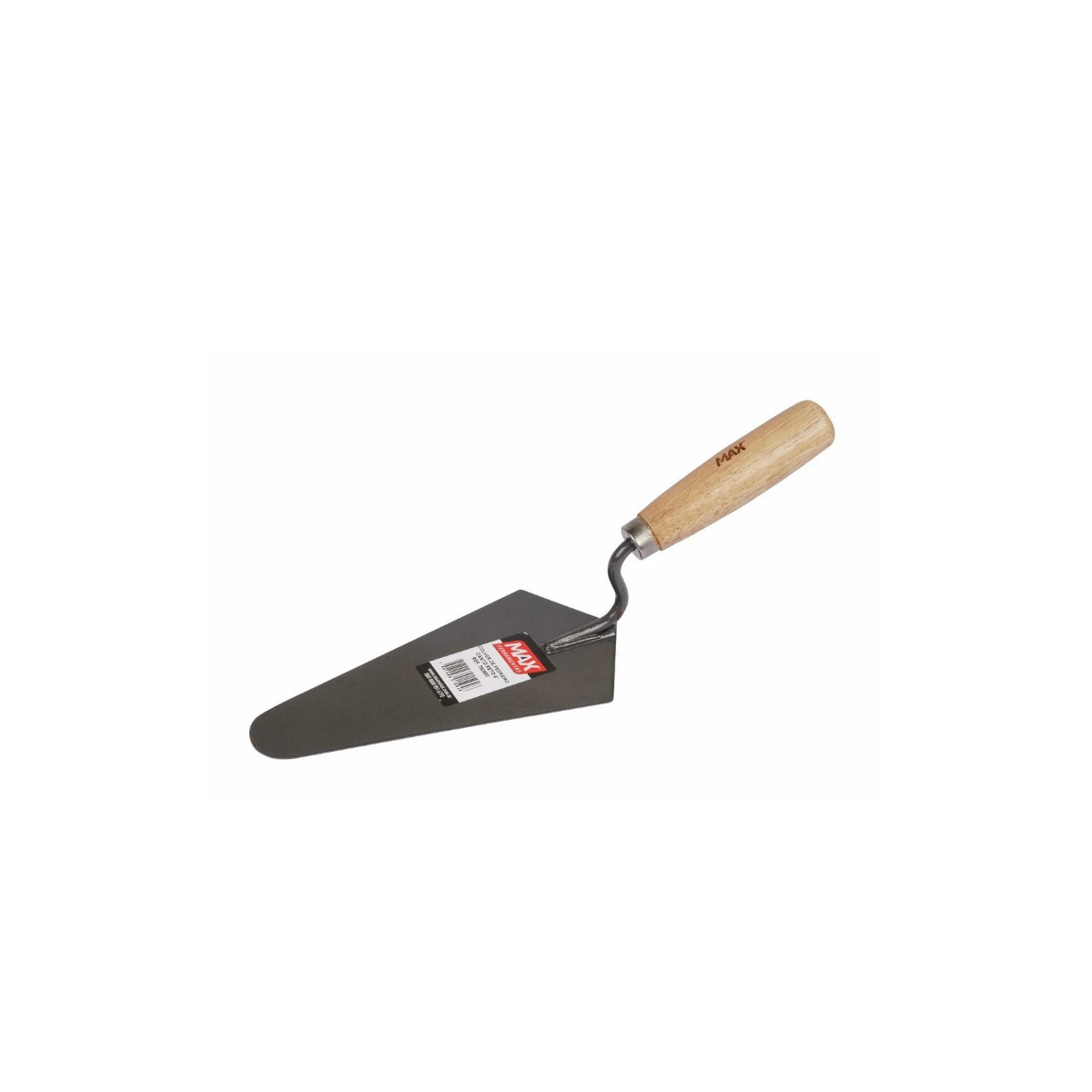 Colher De Pedreiro 9'' Em Aço Com Cabo De Madeira - MAX-750150